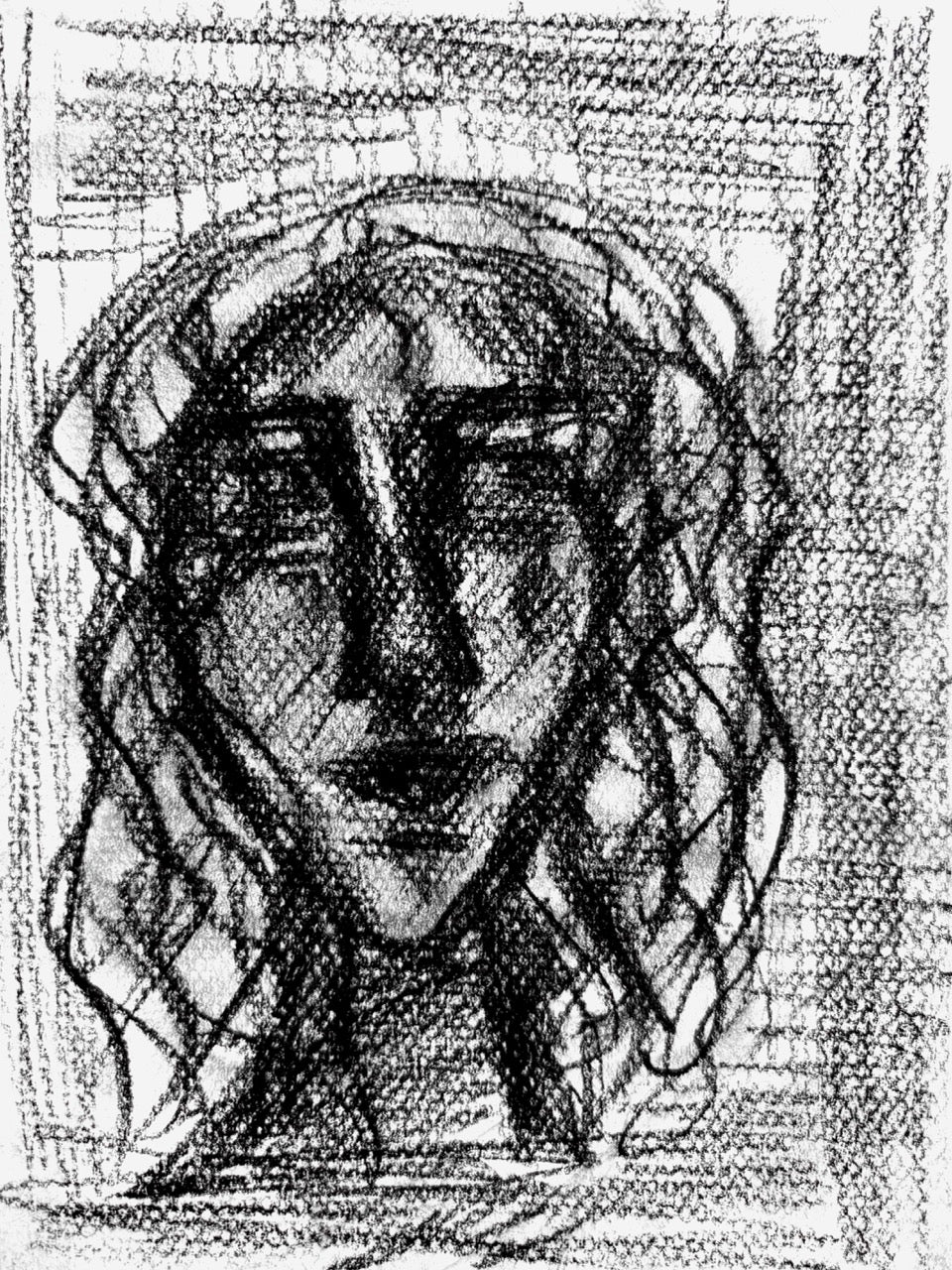 Charcoal Sketch - 15x20 cm