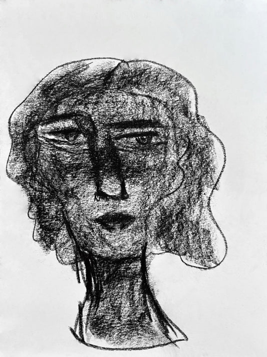 Charcoal Sketch - 20x30 cm
