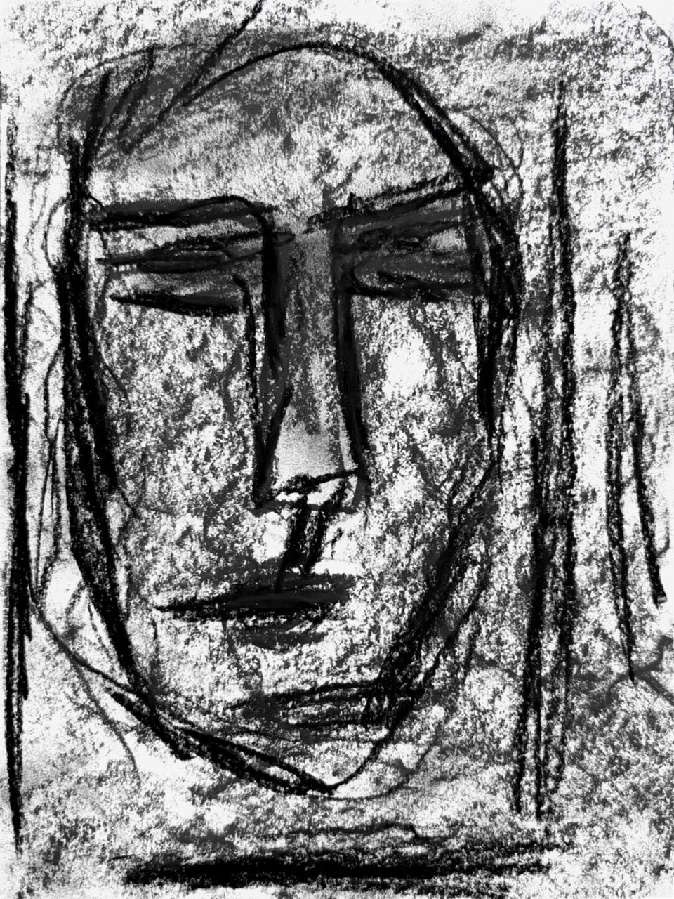 Charcoal Sketch - 15x20 cm