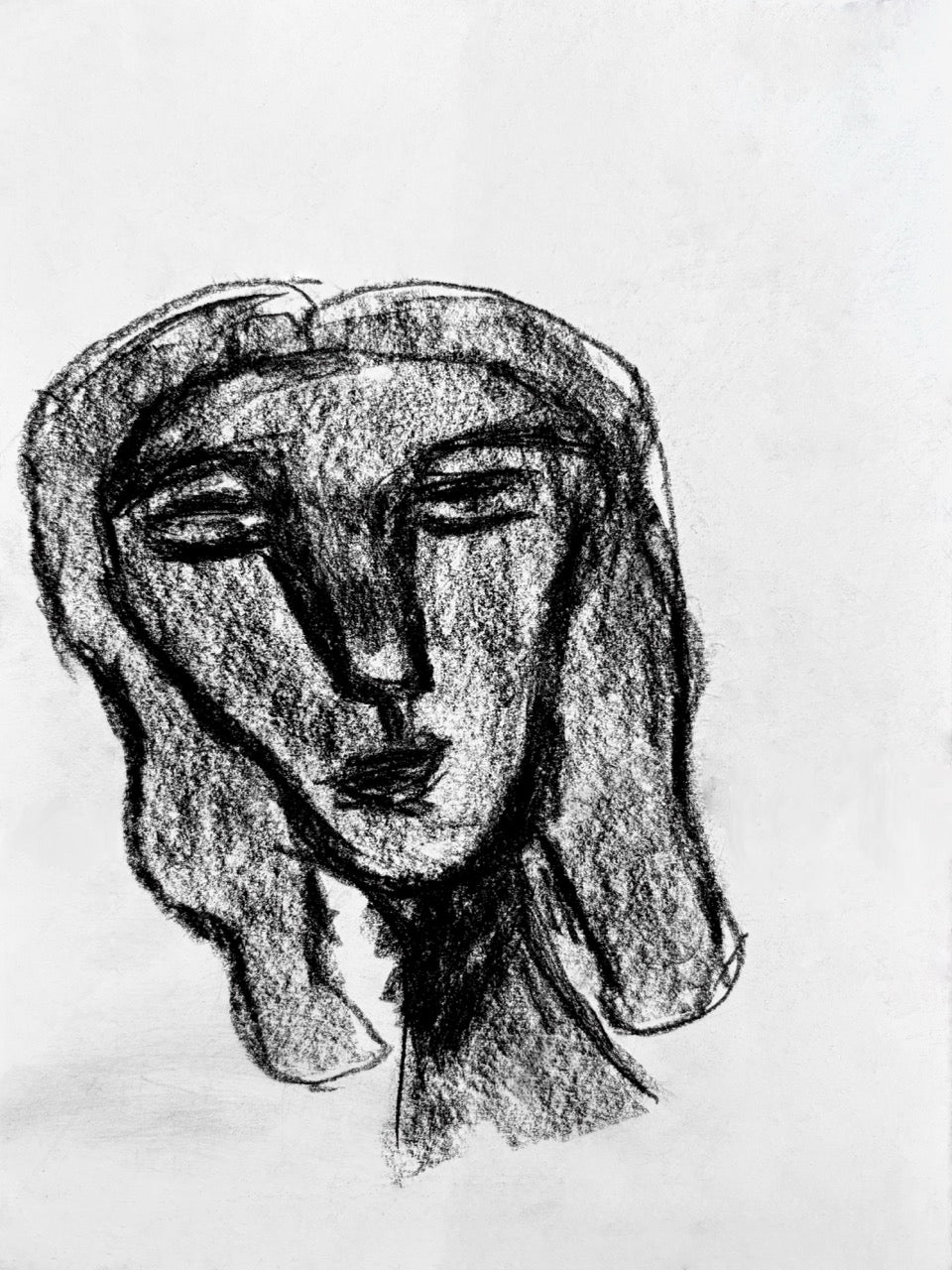 Charcoal Sketch - 15x20 cm