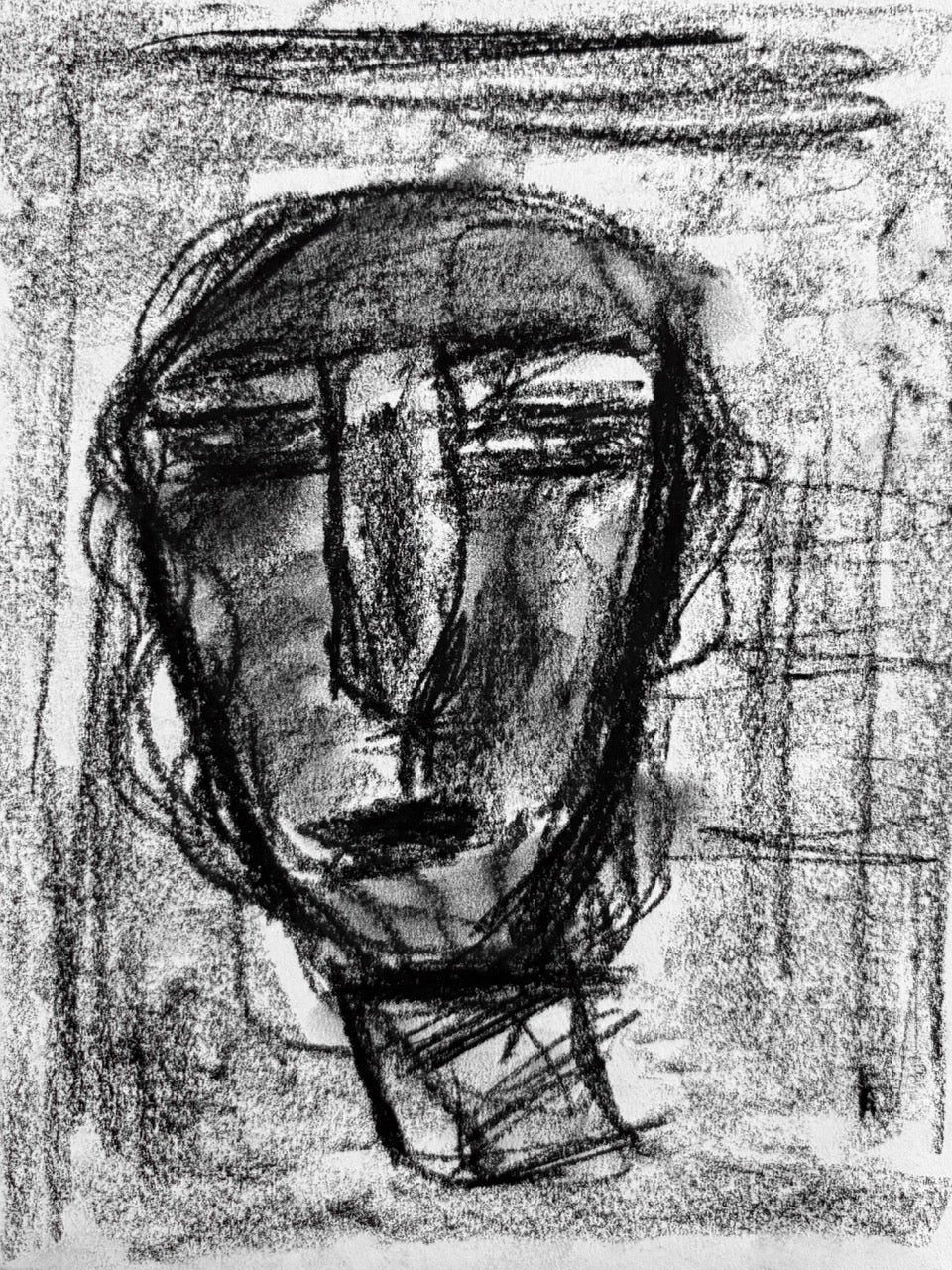 Charcoal Sketch - 15x20 cm