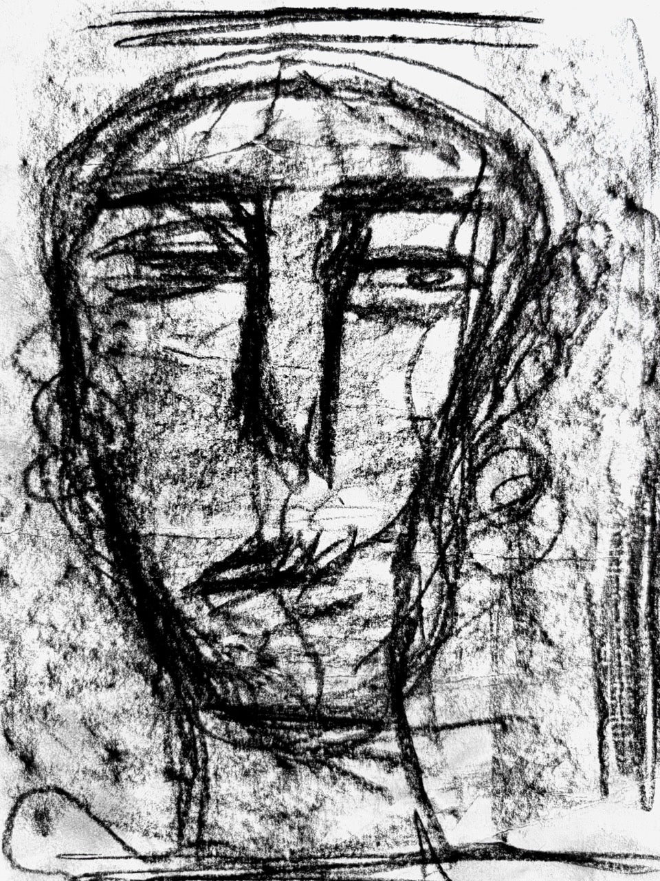 Charcoal Sketch - 15x20 cm