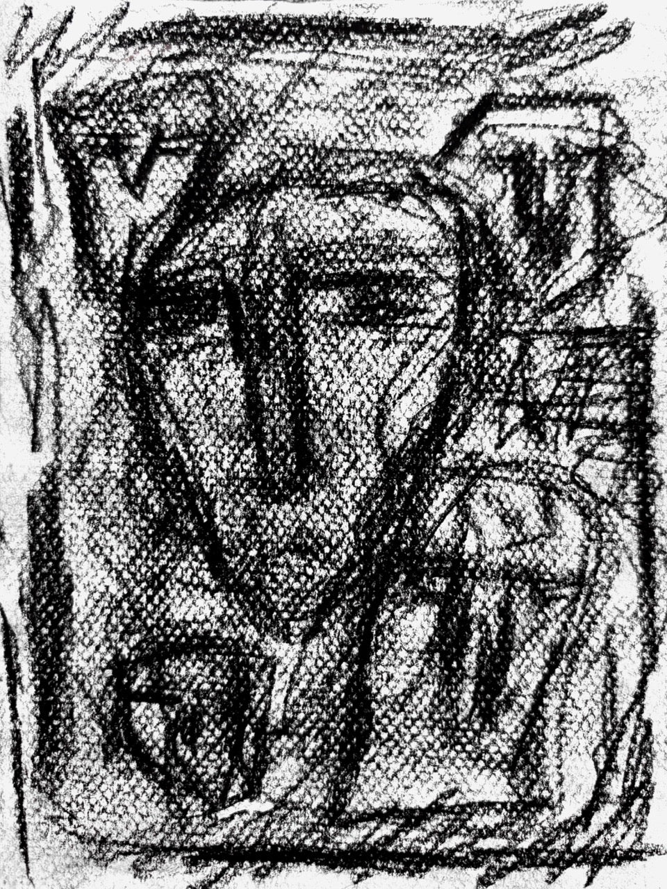 Charcoal Sketch - 15x20 cm